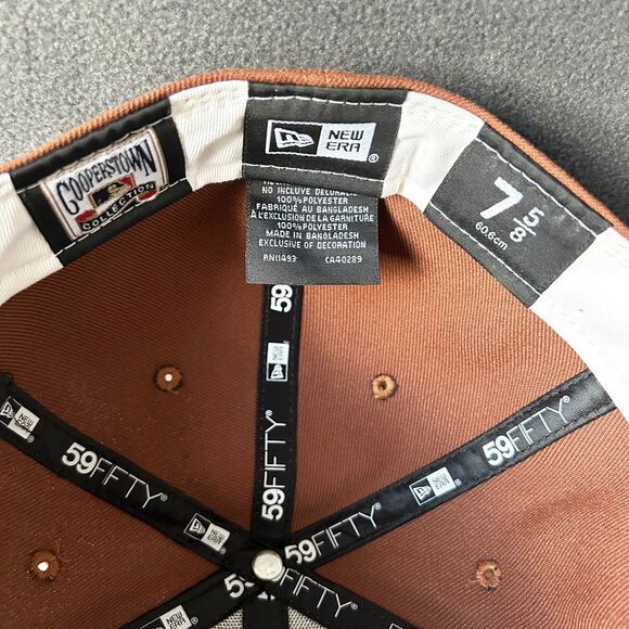 Houston Astros MLB Cooperstown Low Profile Cap New Era 59FIFTY-Fitted Size 7-5/8 - Picture 10 of 10